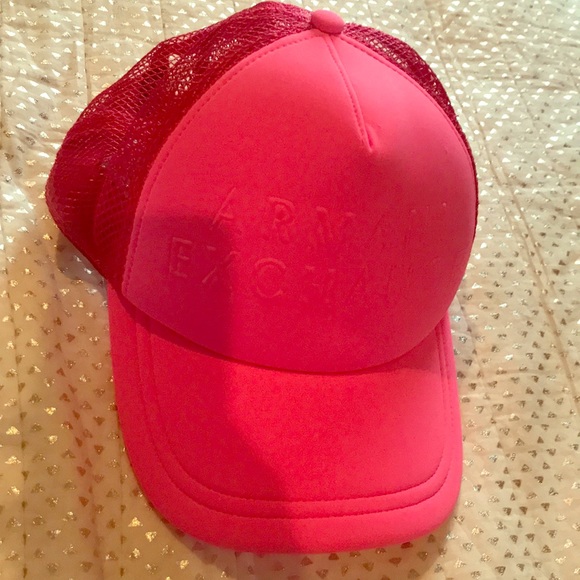 armani exchange trucker hat